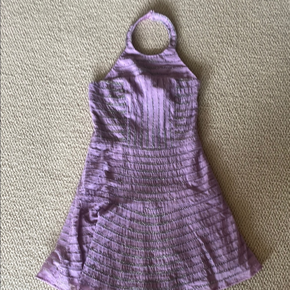 Parker -Purple Halter Dress